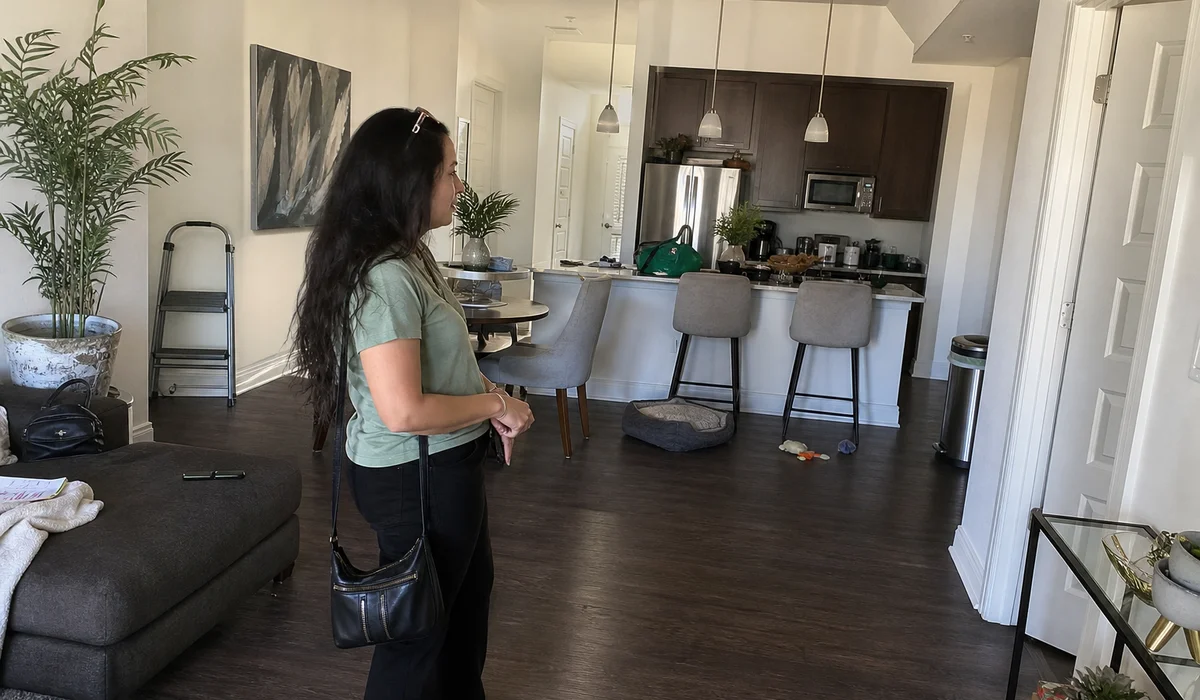 Renter with no history since touring an apartment