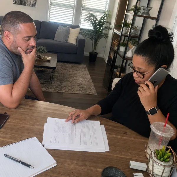 Broken Lease Team broker reviewing a screening report