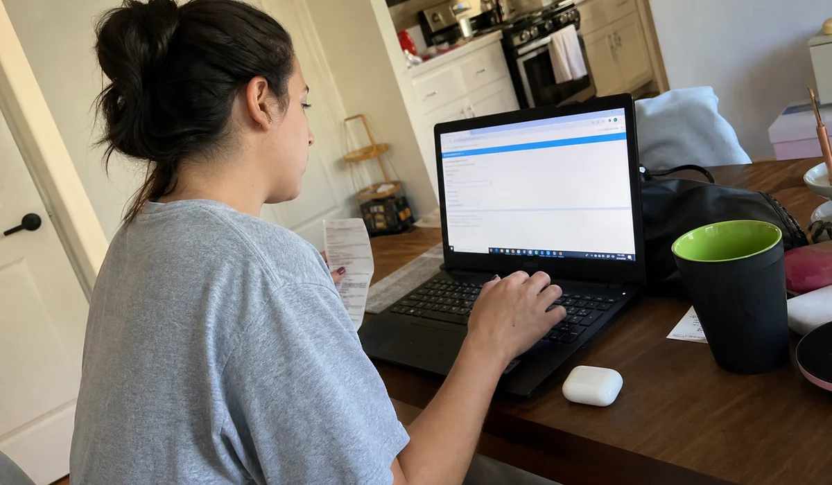 Renter paying off a broken lease balance online