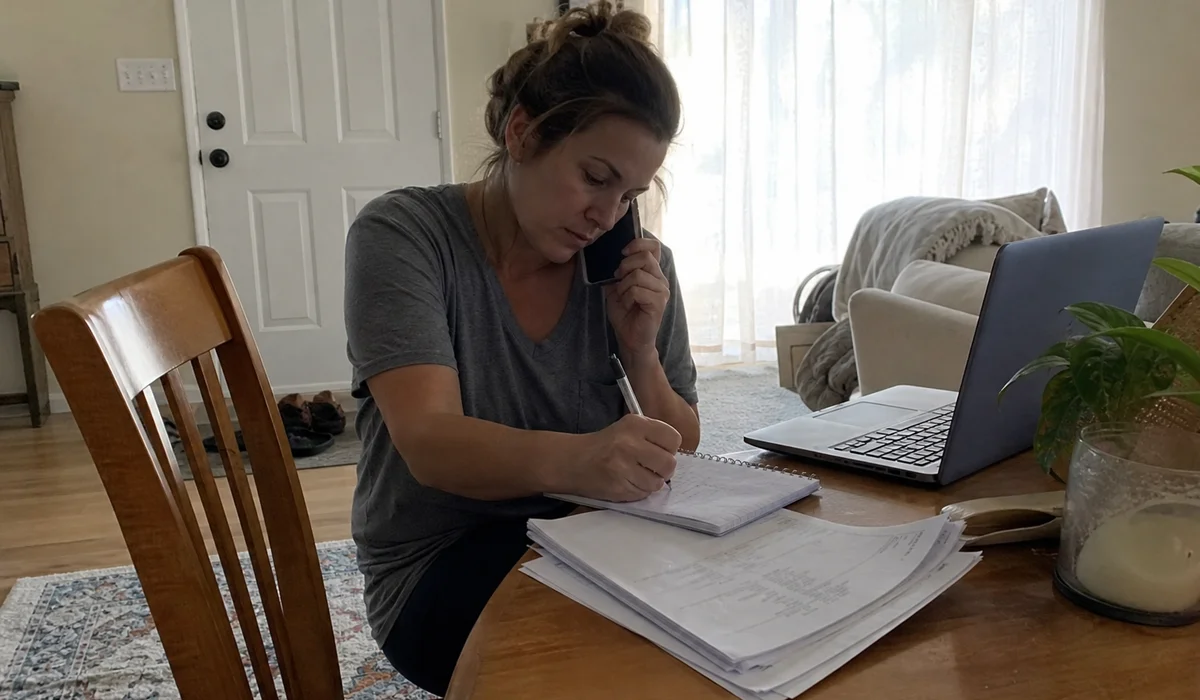 Renter negotiating with a rental collection agency