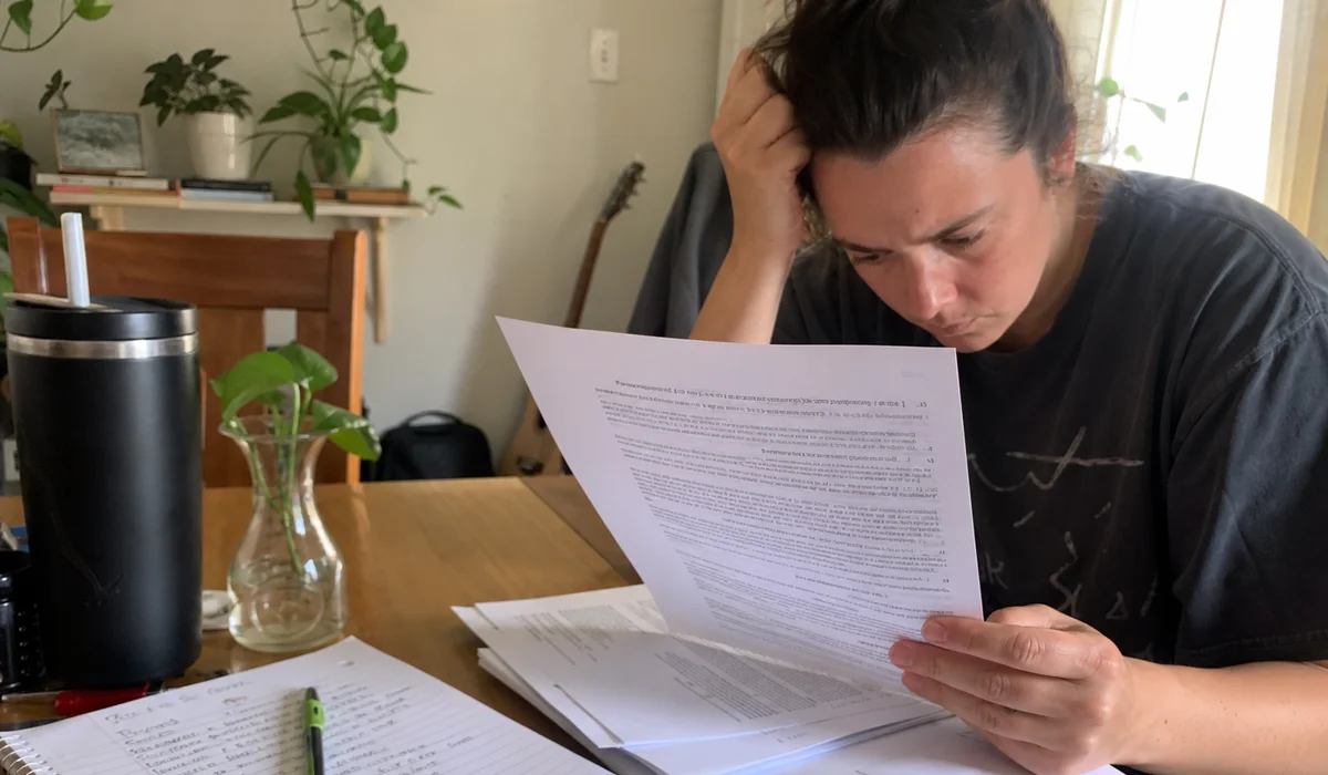 Renter reviewing Texas statute of limitations legal information